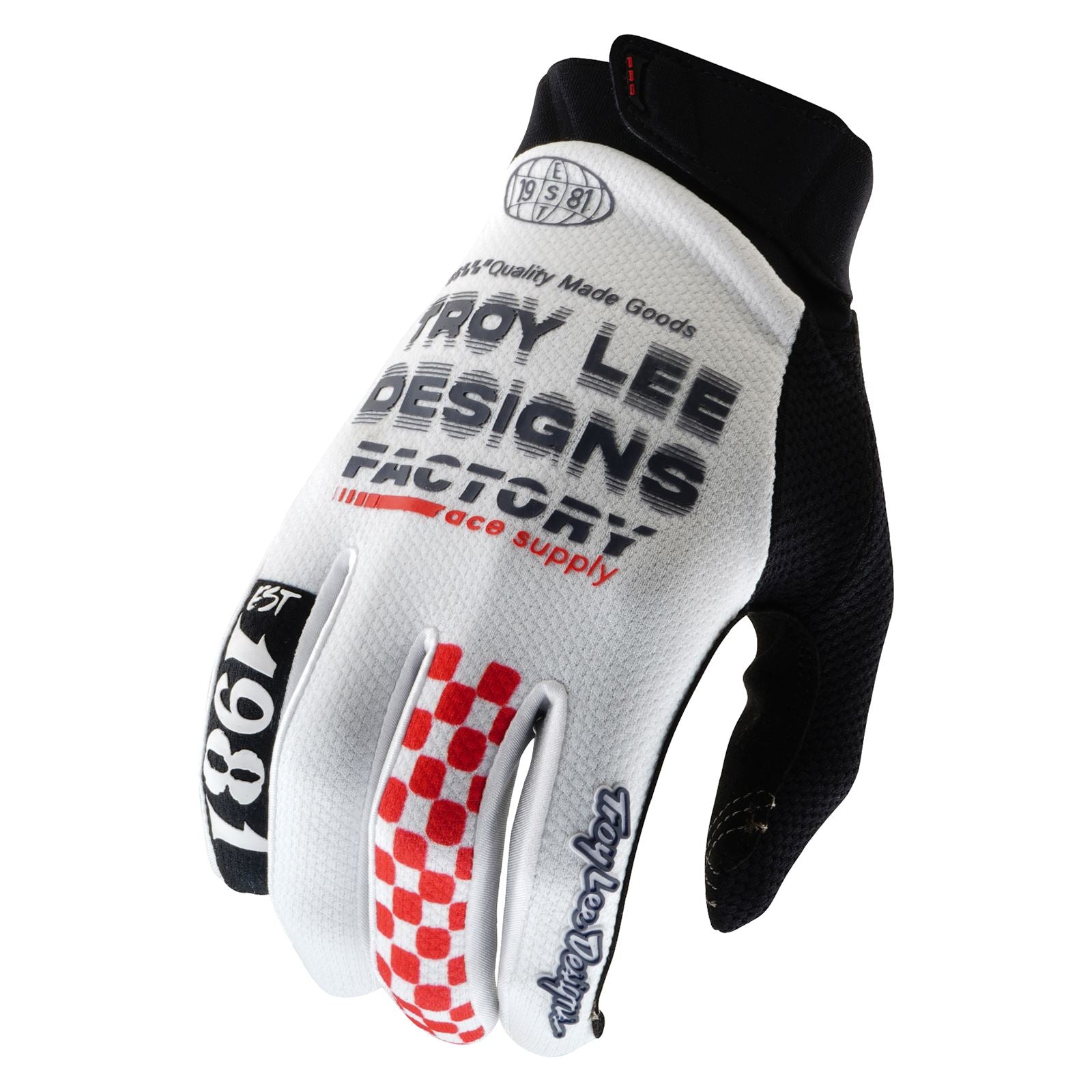 Troy Lee Designs Spring 2025 MX Gloves GP PRO Factory White